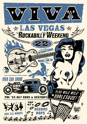 VLV22 Events Silk Screen Poster