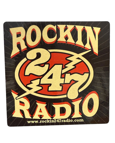 24/7 Rockin Radio Sticker