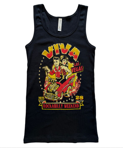 VLV28 Couple in Red Convertible Women's Tank
