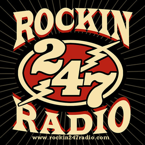 24/7 Rockin Radio Sticker