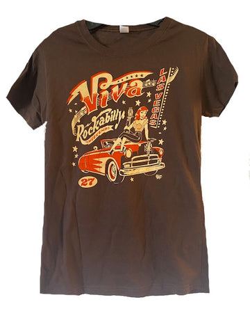 VLV27 Redhead Women's Brown T-shirt