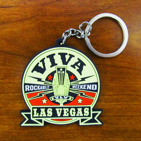 VLV rubber molded Keychain